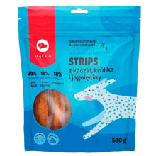 MACED Duck Rabbit And Lamb Strips 500g Dog Snack