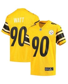 Nike boys T.J. Watt Gold-Tone Pittsburgh Steelers Inverted Team Game Jersey