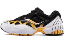 Saucony Excursion 低帮 跑步鞋 男款 白黑黄 / Кроссовки Saucony Excursion S70466-3