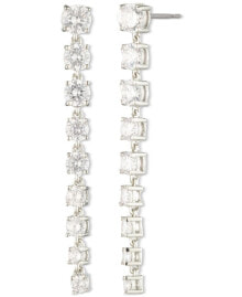 Купить женские серьги Marchesa: Cubic Zirconia Linear Drop Earrings