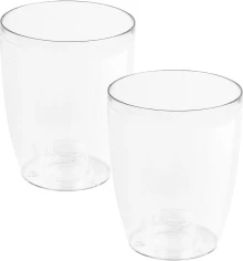 WELLHOME Coubi plastic orchid pot 13.2x16 cm 2 units