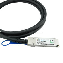 BlueOptics Q28-4S28-DAC-3M-AL-BL - 3 m - QSFP28 - 4xSFP28 - Male/Male - Black - 100 Gbit/s