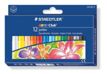 Цветные карандаши для рисования для детей staedtler 243 NC12 восковой мелок/карандаш 12 шт