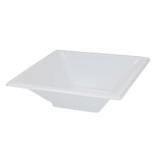 Set of reusable bowls Algon 250 ml Squared White Plastic 12 Units