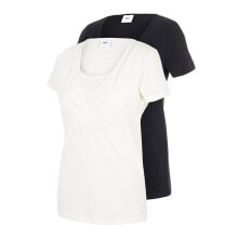 MAMALICIOUS Lea Maternity Short Sleeve T-Shirt 2 Units