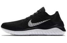 Nike Free RN Flyknit 2018 低帮 跑步鞋 男女同款 黑白 / Кроссовки Nike Free RN Flyknit 2018 942838-001