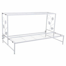 Flower Pot Stand Alexandra House Living White Iron 44 x 44 x 80 cm