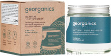 Aufhellendes natürliches Zahnpulver mit englischem Pfefferminzgeschmack - Georganics English Peppermint Natural Toothpowder