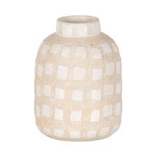 Vase White Ceramic 15 x 15 x 20 cm