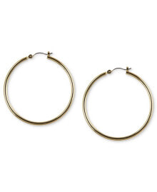 Купить женские серьги Nine West: Серьги Nine West Gold-Tone Hoop