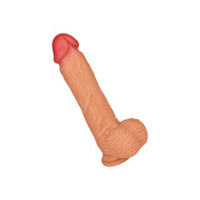 Silikon‑Naturdildo mit Saugfuß, 21,5 cm