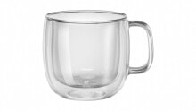Mugs, cups, saucers and pairs zwilling 39500-113-0 - Transparent - Borosilicate glass - Round - 2 pc(s) - Clear - 450 ml