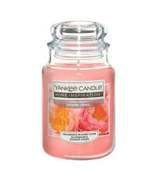 Scented candle Home Inspiration large Coral Peony 538 g