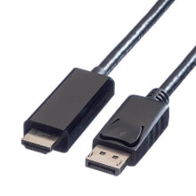 Купить кабели и провода для строительства VALUE by ROTRONIC-SECOMP AG: Кабель DisplayPort - DP - UHDTV - M/M - 1 м - 1 м - DisplayPort - Мужской - Прямой - VALUE by ROTRONIC-SECOMP AG