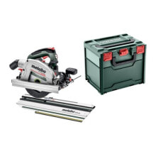 Купить дисковые пилы Metabo: Metabo Handkreissägen-Set KS 18 LTX 66 BL ohne Akku oh. Lader + KFS 44 metabox