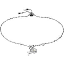 Женские браслеты Stylish silver bracelet with charms JFS00538040