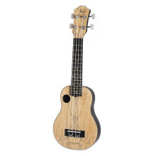 Fame Roundbody Sopran Ukulele Spalted Maple