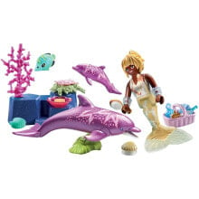 PLAYMOBIL Mermaid With Dolphins Construction Game