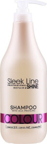 Shampoo für coloriertes Haar - Stapiz Sleek Line Colour Shampoo (mit Spender)