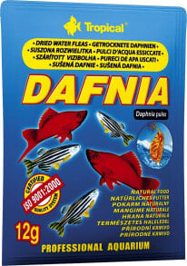 Корма для рыб tropical Daphnia natural bag 12 g