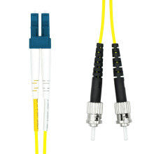 Кабели и разъемы для аудио- и видеотехники ProXtend FO-LCSTOS2D-0015 волоконно-оптический кабель 1,5 m LC/UPC ST/UPC OS2 Желтый