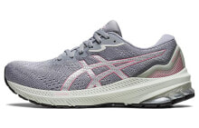 Asics GT-1000 11 防滑耐磨轻便 低帮 跑步鞋 女款 灰粉 / Кроссовки Asics GT-1000 11 1012B197-022