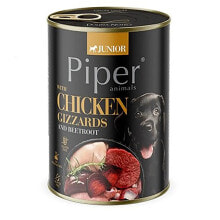 DOLINA NOTECI Piper junior chickengizzards with beetroot wet dog food 400g