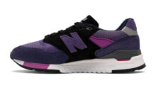 New Balance NB 998 低帮 跑步鞋 男款 黑紫色 D宽 / Кроссовки New Balance NB M998BLD