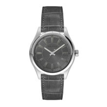 Мужские наручные часы с ремешком Мужские наручные часы с серым кожаным ремешком Nautica NAPBST001 ( 50 mm)