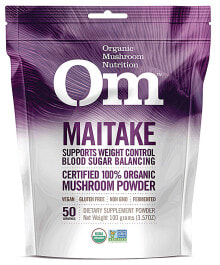 Грибы OM Maitake Powder Органический порошок из грибов майтаке 100 г - 50 порций