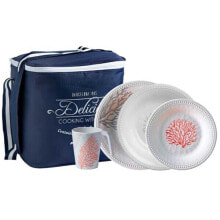 Купить туристическая посуда Marine Business: MARINE BUSINESS Mare Coral 16 Pieces Tableware Set