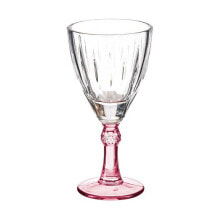 Wine glass Crystal Pink 6 Units (275 ml)