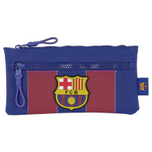 SAFTA F.C.Barcelona 23/24 With 2 Zippers Pencil Case