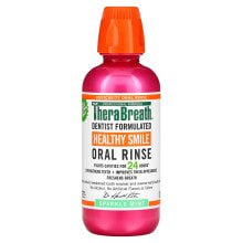 Купить средства по уходу за полостью рта TheraBreath: Anticavity Oral Rinse, Sparkle Mint, 16 fl oz (473 ml)