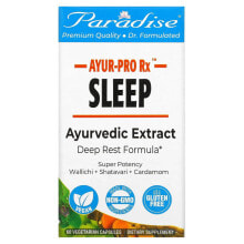 Витамины и БАДы для хорошего сна paradise Herbs, AYUR-Pro Rx, Sleep, 60 Vegetarian Capsules