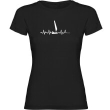 Футболки KRUSKIS Sailing Heartbeat Short Sleeve T-shirt