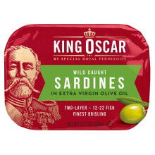 Wild Caught, Sardines In Extra Virgin Olive Oil, Two Layer 12-22 Fish, 3.75 oz (106 g)