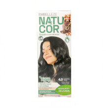 Краска для волос Novex Naturcor Hair Color N 4.0 Мягкая безаммиачная краска для волос, оттенок каштановый 33 г