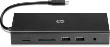 USB-концентраторы HP Travel USB-C Multi Проводная USB 3.2 Gen 1 (3.1 Gen 1) Type-C Черный 1C1Y5AA