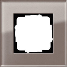 Умные розетки, выключатели и рамки gIRA 0211122 рамка для розетки/выключателя Серый