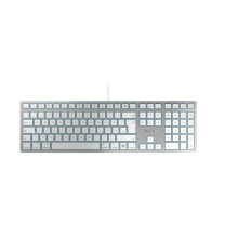 Клавиатуры cHERRY KC 6000C FOR MAC клавиатура USB QWERTZ Немецкий Серебристый JK-1620DE-1