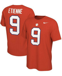 Nike men's Travis Etienne Orange Clemson Tigers Alumni Name Number T-shirt