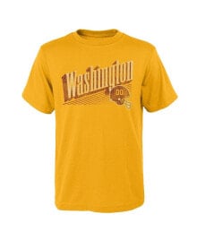Outerstuff big Boys Gold Washington Commanders Winning Streak T-shirt