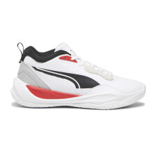 Puma Playmaker Pro Plus Basketball Mens White Sneakers Athletic Shoes 37915601