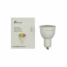 Купить лампочки Nivian: Умная LED лампа Nivian GU10 240V 4,5W Smart Light bulb Nivian