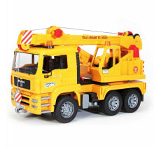 Toy cars and equipment for boys bruder MAN Crane truck (without Light and Sound Module) - Yellow - ABS synthetics - 4 yr(s) - 1:16 - 175 mm - 425 mm