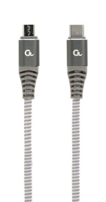 CC-USB2B-CMMBM-1.5M - 1.5 m - USB C - Micro-USB B - USB 2.0 - 480 Mbit/s - Grey