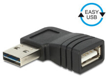 DeLOCK 65522 кабельный разъем/переходник USB 2.0 A Черный