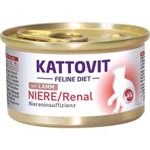 KATTOVIT Feline diet niere/renal lamb wet cat food 85g