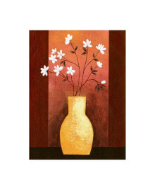 Trademark Global pablo Esteban Jug Floor Vase on Burgundy Canvas Art - 15.5